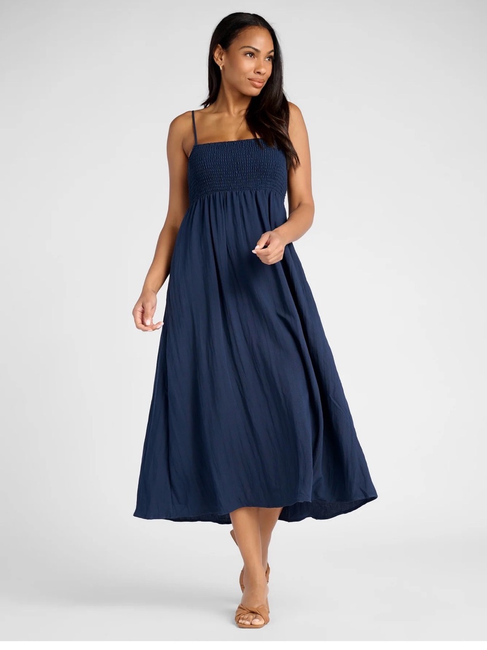 Z Supply Beachside Midi Dress in Navy